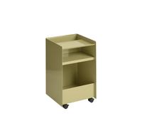 Muuto Folded Trolley desserte ouverte Beige foncé green 37.4x61.5x37.2 cm