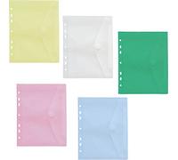 FolderSys 40156-94 10 FolderSys Pochettes porte-documents DIN A5 coloris assortis grainés 0,20 mm