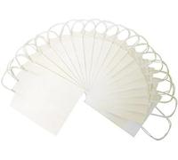 Folia 21200 - Lot de 20 Sacs en Papier Kraft - 12 x 5,5 x 15 cm - Blanc - pour Bricolage, décoration et Cadeau