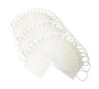 Folia 21200 - Lot de 60 Sacs en Papier Kraft - 12 x 5,5 x 15 cm - Blanc - pour Bricolage, décoration et Cadeau