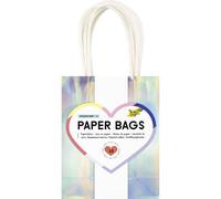 folia 21279/10 - Paper Bags IRIDESCENT S, 10 sacs en papier kraft 110 g/m² irisé et chatoyant, env. 12 x 15 x 5,5 cm, pour bricoler, décorer et offrir