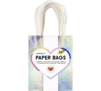 Sac en papier IRISÉ SCINTILLANT, taille: S