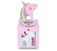 Folia Rouleau d'autocollants UNICORN – 352 autocollants, 4 m, motifs variés
