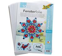 Folia 450230 - Film de fenêtre incolore, 23 x 33 cm, 10 Feuilles