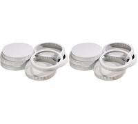 Folia 995 - Boîtes à Fromage, diamètre, 15,3 cm, 10 Paires, Blanc (Lot de 2)