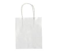 Sac en papier, 240 x 120 x 310 mm, blanc