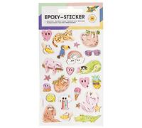 Folia Epoxy Lot de 24 stickers 3D en forme de fièvre