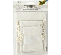 folia sachet en tissu nature, assorti dans 3 tailles noir