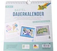 Folia Calendrier mural créatif 23600 – 230 x 240 mm – Blanc – Papier 220 g/m²