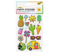folia Puffy-Sticker III Lot de 13 autocollants pour décoration de cartes, travaux manuels et scrapbooking Multicolore Taille unique