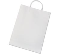 Folia Sacs en papier kraft 110g/m², 31x11x42cm, 15 pièces, blanc