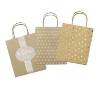 folia Sacs en papier "No?l", papier kraft, grand