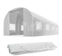Film pour tunnel de jardin 3x4,5m (13,5m2) blanc Plonos