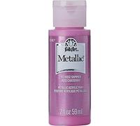 Folk Art Peinture Acrylique métallique, Couleurs Assorties (60 ML), 6102, Or Rose 2 Ounce Rose (Rose Shimmer)