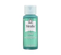 Folk Art Peinture Acrylique métallique, Couleurs Assorties (60 ML), 6102, Or Rose 2 Ounce Vert émeraude