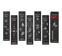 Folkulture Bâtonnets d'Encens Premium Patchouli & Palo Santo | Lot de 6 Paquets (120 Bâtonnets) | Bio, sans Charbon, Non Toxiques | Combustion 45 Min | Purification, Aromathérapie, Maison, Cadeaux