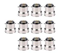 Folpus 10x Adaptateur de Douille de Lampe B22 à E27, convertisseur de Douille de Base de Lampe, convertisseur de Support d'ampoule halogène, à Visser