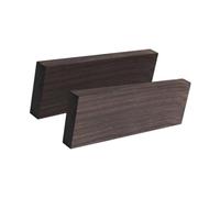 Folpus 2 Pièces Plaque Poignée Bois Ébauches Bois Blocs Menuiserie Échelles Manche Couteau Surface Lisse Bois Séché et Extrémités Cirées Adaptée au, 2 Pièces