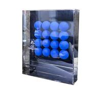 Folpus Cadre Acrylique Éponge Épuré Présentoir Décoratif Table Autoportant Support pr lon, Bureau, Étagère, Bleu