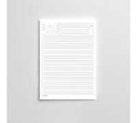 Folpus Cahier d'Exercice Étudiant Bloc Notes Carnet Scolaire Cahier d'Écriture Cahier de Composition Papier Résistant aux Gommages pour Entraînement Régulier