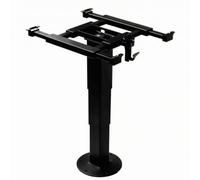Folpus Ensemble Pied Table Pneumatique Antirille Pied Table Rail Cliement Stable pr Intérieurs Compacts Mobiles, Carré
