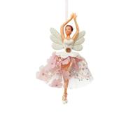 Folpus Magicienne Suspendue Figurine | Détails Scintillants, Élégant, Ornement Suspendu, Rose