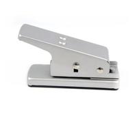 Folpus Perforatrice Industrielle Perforatrice Outil Poinçon Découpeuse Conçue pour des Cartes en Médiators avec Bords Lisses Grâce au Levier Format Compact, Argent
