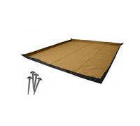 Folpus Tapis de Plein Air Tapis de Pique Nique Bâche de Sol Tapis de Camping Couverture Étanche à l'herbe Humide et avec Bords Relevés Adaptée aux Pauses en, Bleu Ciel, 200 200cm