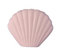 Folpus Vase en Forme de Coquillage, Vase en Céramique, Vases à Fleurs en Céramique pour La Décoration, Pot de Fleurs D'intérieur, Décoration de La Maison Pou, Rose, S