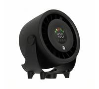 Folpus Ventilateur de Bureau Ventilateur de Table Ventilateur USB Ventilateur à eau Boîtier à Finition Mate Buse Centrale pour Fraîcheur Immédiate Réglage, Noir