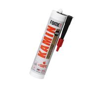 FOME FLEX Kamin 1500°C Silicate haute température noir 300 ml - mastic d'étanchéité ignifuge pour cheminées, poêles et conduits de cheminée