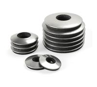 FOMGIIN Rondelles d'étanchéité EPDM en Acier Inoxydable M10 x 25 mm, 10 Pièces Rondelles Metal avec Joint Caoutchouc, Rondelle Neoprene, Rondelle pour Tole Ondulée pour Toiture