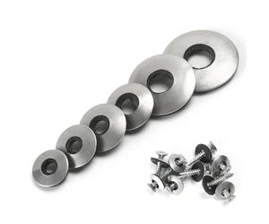 FOMGIIN Rondelles d'étanchéité EPDM en Acier Inoxydable M4.2 x 12 mm, 15 Pièces Rondelles Metal avec Joint Caoutchouc, Rondelle Neoprene, Rondelle pour Tole Ondulée pour Toiture