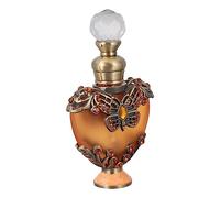 FOMIYES 1 Pc Embouteillage de Parfum Bouteille de Parfum Mini Flacon de Parfum décoration décor rétro Flacon de Parfum Chic Porte-Parfum cosmétique Antique Suite décorer Voyage Fiole Métal