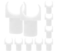 FOMIYES 10 Pièces Pièces de Rail pour Fauteuil Roulant en Abs Blanc Support Stable et Sécurité Renforcée, Guide de Rails pour Siège de Fauteuil Roulant