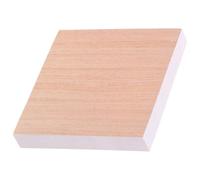 FOMIYES 100 Feuilles Blocs-notes Adhésifs en Papier Beige Design Unique Grain de Bois, Grosse Capacité et Facile à Détacher pour Bureau et Maison