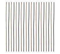 FOMIYES 100 Pièces Bâtonnets Diffuseurs à Roseaux en Bois pour Huiles Essentielles, Parfum Réglable et Purification de L'air, Adaptés pour Salles de Bains et Salons, Couleur Noir ou Coffee