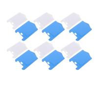 FOMIYES 12 Pièces Cartes Adhésives Double Face pour Piège à Insectes Compatibles avec Stem, Recharge pour Contrôle des Nuisibles en Extérieur