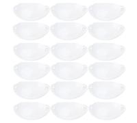 FOMIYES 18 Pcs Poignée de Meuble Rétro Semi-circulaire en Fer Blanc pour | Décoration Chic, Usage Domestique Quotidien, pour Armoire et Tiroir, Style Classique, Finition Blanche