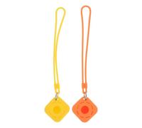 FOMIYES 2 Pièces Protections Tracer Silicone Antichoc avec Lanières Compatible Localisateur Étui Léger Antidérapant Couleur Aléatoire