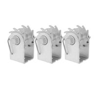 FOMIYES 3 Pièces Tendeur de Fil de Serrage en Fer, Tendeur de Câble en Ligne, Argenté, Serrage Précis et Verrouillage Sécurisé, pour Ferme et Usage Extérieur