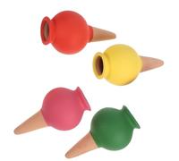 FOMIYES 4 Pièces Arroseur Automatique pour Plantes en Céramique, Goutte | Usage Jardin et Soins des Plantes, Design Portable, Diffusion Régulière, Système pour Pots et Jardinières