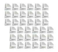 FOMIYES 50 Pièces Connecteurs Cubiques de Rangement Modulaires en | Étagère Filaire et Module Cubique, Assemblage Simple, Liaison Polyvalente, Lot Assorti, Usage Domestique