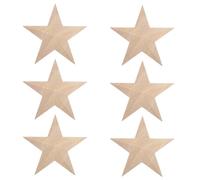 FOMIYES 6 Pièces Applique en Bois Sculpté Étoile pour Décoration Intérieure et Meubles, Style Européen Élégant, Finition Artisanale et Entretien Facile, pour Embellissement DIY
