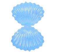FOMIYES Boîte à Bonbons Design Élégant et Robuste de Coquillage Bleu en Pp Facile D'entretien, pour Mariage et Fête Maison