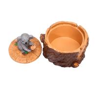 FOMIYES Cendrier et Ornement de Bureau en Résine Koala pour Intérieur Créatif Décoration Élégante pour Salon ou Bureau