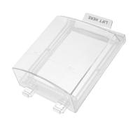 FOMIYES Couvercle de Protection du Bouton Alarme Incendie en Plastique Couverture Complète, Installation Facile, pour Usage Intérieur et Extérieur