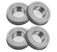 FOMIYES Couvercle en Acier Inoxydable Argenté pour Bougies Chauffe-Plat, Insert Robuste et Élégant, Cuisine et Patio Minimaliste