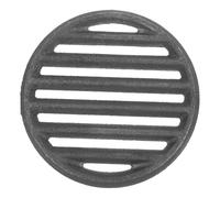FOMIYES Grille à Barbecue Ronde en Fer Noir pour Cuisson Extérieure | Répartition de Chaleur, Conservation Thermique, Entretien Simple, Usage Polyvalent, Format Rond, pour Grillades