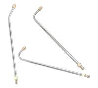 FOMIYES Kit D'extension avec Buse Coudée à 90 Degrés en Acier Inoxydable 3pcs et Nettoyage des Zones Difficiles D'accès pour Nettoyeur Haute Pression pour Ambiance Estivale